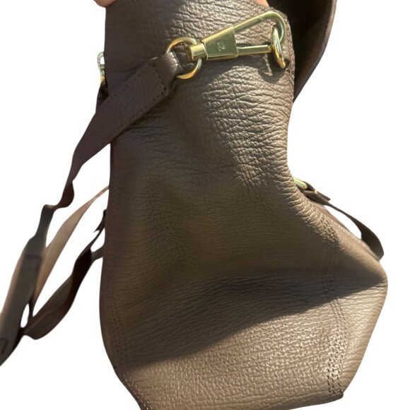 Authentic 3.1 PHILLIP LIM Textured Calfskin Medium Pashli Satchel in Taupe. - Picture 9 of 13